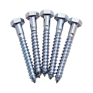 Thép mạ kẽm chủ đề tốt Tự Khai thác gỗ vít M4-M20 số liệu cho hình lục giác bên ngoài cho hộp gỗ và Pallet - Product Image 2