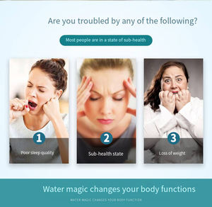 Générateur de bouteille d'hydrogène rechargeable <span class=keywords><strong>Ioniseur</strong></span> d'eau portable et générateur d'eau atmosphérique Bouteilles d'eau hydrogénée - Product Image 2