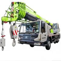 Grue de chantier d'occasion 50KA avec moteur, boîte de vitesses et pompe, capacité de levage de 50 tonnes, 1500 heures d'utilisation, rapport fourni