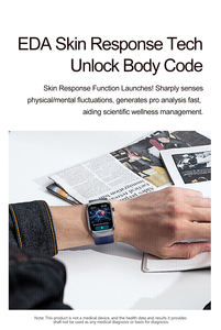 Nuevo Reloj Inteligente S100 con Monitorización de Salud, Frecuencia Cardíaca, Presión Arterial, Bomba de Aire, NFC, Llamada SOS, Reloj Inteligente BT, Banda G - Product Image 5