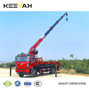 Camiones Grúa <span class=keywords><strong>de</strong></span> Carga DONGFENG <span class=keywords><strong>de</strong></span> Alta Calidad, 240HP, 4x4, Diésel, Usados, con Grúa Telescópica Montada, Camión Grúa XCMG <span class=keywords><strong>de</strong></span> 8 Toneladas - Product Image 2