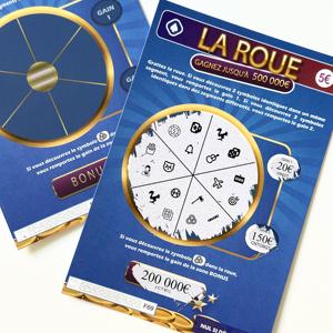 Lotto Lottery Diseño gratuito Boletos para rascar Ganar Uso comercial Tarjeta para rascar fabricada con papel elegante - Product Image 6