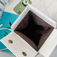 Sac à main pour femme en cuir avec chaîne, style boîte à emporter chinoise, design de créateur, tendance, sac fourre-tout, sac à bandoulière et sac porté croisé