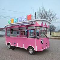 Camion de vente de nourriture rapide mobile certifié CE, tricycle électrique pour la vente de café