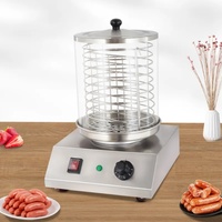Machine à hot-dogs, rôtissoire à saucisses, cuiseur vapeur, chauffe-pain, machine à hot-dogs commerciale, chauffe-pain et rôtissoire à saucisses