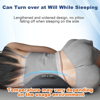 Coussin lombaire chauffant 3 modes avec airbags vibrants pour le massage et le soutien du bas du dos en lit, soulageant les douleurs lombaires