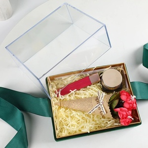 Caja de Regalo Acrílica Minimalista Cuadrada para Bodas, Damas de Honor, Cumpleaños, Empaque de Lujo Portátil - Product Image 2