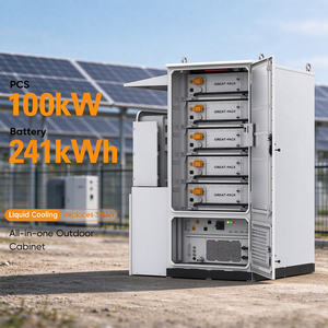Sistema de Almacenamiento de Energía en Gabinete Exterior con Refrigeración Líquida Todo en Uno, 125kW 261kWh, con <span class=keywords><strong>Inversor</strong></span> Híbrido para Uso Comercial - Product Image 1