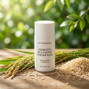 Limpiador en Polvo de Enzimas de Arroz Fermentado Sin Agua, Polvo de Lavado de Arroz Concentrado Ecológico, Cuidado de la Piel con Bajo Impacto Ambiental - Product Image 1