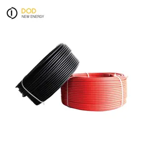600v kv 1.5kv 1.8kv flexible pv1-f dc solar kabel schwarz rot 1*1.5 mm2 2.5 mm2 4mm2 6mm2 10AWG 12AWG 14AWG 16awg tüv pv draht