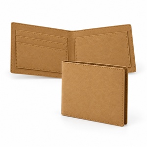 Cartera Tyvek Bifold Delgada con 4 Ranuras para Tarjetas y Bolsillo para Billetes 11x9cm, Logotipo Personalizado Serigrafiado, Regalo Promocional al por Mayor - Product Image 1