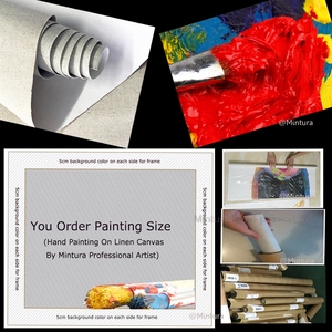 Mintura fait à la main grande toile 3D <span class=keywords><strong>couteau</strong></span> fleur <span class=keywords><strong>peinture</strong></span> à l'<span class=keywords><strong>huile</strong></span> personnalisé moderne décor à la maison mur Art en gros retour charge terne - Product Image 6