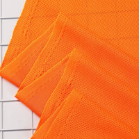 Tissu en maille polyester 135 GSM à mailles nègreuses, anti-humidité, pour vêtements de sport et maillots 8001