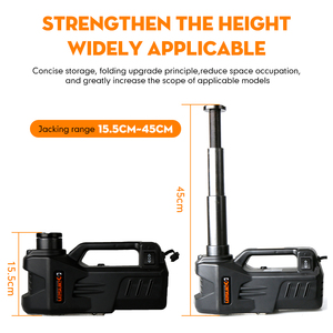 12V 5Ton Car Electric Tire Lifting Car <strong>Jacks</strong> Hydraulic Air Inflatable Car Floor <strong>Jack</strong> With Tire Gauge Air Pump - Product Image 4