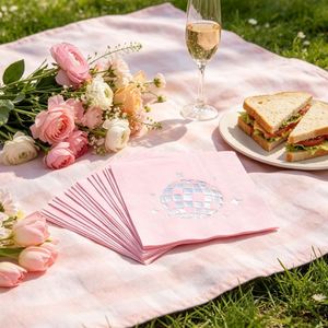 Serviettes en papier de luxe imprimées en couleur de qualité supérieure pour hôtels, événements d'anniversaire, serviettes en papier estampées or en gros - Product Image 2