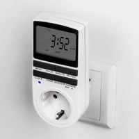 220V 24 horas cíclico programable temporizador interruptor de cocina temporizador Digital interruptor Reino Unido EE. UU. Enchufe DE LA UE