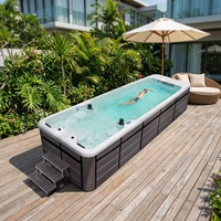 Grande baignoire à bulles pour bain d'extérieur, baignoire de luxe pour massage, tourbillon, spa, grande
