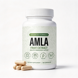 Capsules d'extrait de <span class=keywords><strong>fruit</strong></span> d'<span class=keywords><strong>Amla</strong></span>, 60 unités, complément alimentaire pour le soutien quotidien de la santé - Product Image 1