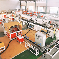 Ligne d'extrusion de tuyaux renforcés en fibres de PVC |   Machine de fabrication de tuyaux tressés transparents haute pression