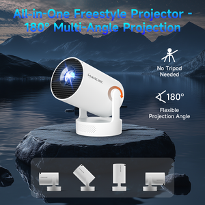 Proyector Inteligente BT Air Mouse 720P HY300 Pro Plus 290 ANSI con Decodificación 8K, Android 14, WiFi 6, BT5.4, <span class=keywords><strong>Cine</strong></span> <span class=keywords><strong>en</strong></span> Casa Portátil Integrado - Product Image 5