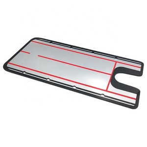 Logotipo personalizado Alineación <span class=keywords><strong>de</strong></span> <span class=keywords><strong>golf</strong></span> Espejo Equipo <span class=keywords><strong>de</strong></span> ayuda para entrenamiento Putting Green Swing Trainer con espejo y puerta - Product Image 5