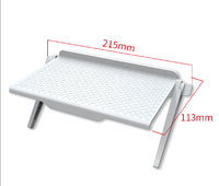 Étagère supérieure d'écran Support de rangement supérieur TV Étagère supérieure de moniteur réglable à 2 pieds pour A-322 de support de téléphone portable