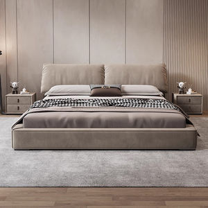 <span class=keywords><strong>Letto</strong></span> con Piattaforma Imbottito in Velluto di Lusso con Struttura in Legno Massello e <span class=keywords><strong>Testiera</strong></span> Imbottita, Adatto per Camere da <span class=keywords><strong>Letto</strong></span>, Hotel, Appartamenti e Altro Ancora - Product Image 5