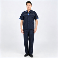 Uniforme de Trabajo para Hombre, Overol Mecánico, Ropa de Trabajo Transpirable, Reflectante, de Poliamida, Chaqueta y Pantalones de Seguridad para la Construcción