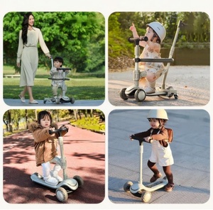 <span class=keywords><strong>Trottinette</strong></span> à pédales anti-retournement pour enfants de 1 à 14 <span class=keywords><strong>ans</strong></span>, en plastique, trois en un, roues planaires, siège réglable en hauteur - Product Image 6