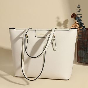 Hot Sale Black PU Tote Bag for Women Ladies Shoulder <b>Handbag</b> Polyester Lining Wholesale <b>Big</b> Totes.52901 - Product Image 5
