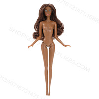 Poupée Mannequin Africaine Noire en PVC, Corps Vierge, Tête Incluse, Modèle de Figurine de Qualité Supérieure