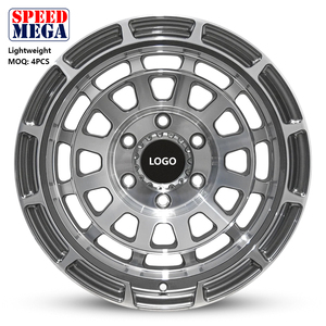 ล้อแม็กซ์ Speed Mega 12 ก้าน ดีไซน์เกียร์สีเงินขัดเงาและสีดำปืน น้ำหนักเบา สำหรับรถยนต์ รูปทรงเว้า เพิ่มประสิทธิภาพการขับขี่ - Product Image 1