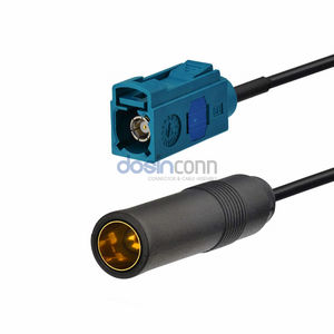 Câble de connexion Fakra Z mâle femelle vers prise DIN pour autoradio stéréo audio HD - Product Image 5