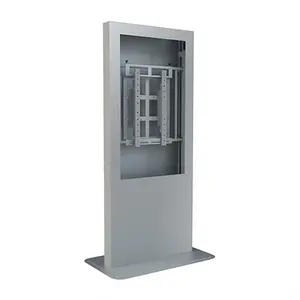 Factory Price Outdoor Thin Floor Standing Touch Screen Led Display Advertising Player 65 Digital Signage Kiosk Cabinet