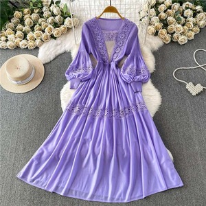 Women's Denim Trim Maxi <b>Dress</b> <b>Spaghetti</b> <b>Strap</b> V Neck High Waist Contrast Stitching Tiered A-Line Skirt Elegant Casual Daily Wear - Product Image 3