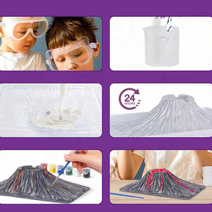 Jouets Scientifiques pour Enfants : Kit STEM de Volcanos Éruptifs DIY – Jouets Éducatifs de Physique pour l'École - Product Image 5