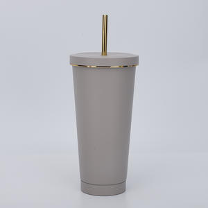 Gobelet à café et à eau en acier inoxydable à double paroi isolé sous vide, couleur bonbon, portable, vente en gros - Product Image 6