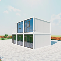 Maison conteneur SKYLINE 20 pieds en kit, Tiny House, Maisons préfabriquées à vendre, Bureau modulaire moderne, Logement à bas prix