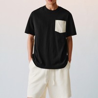 T-shirts pour hommes à manches courtes, décontractés, élégants, luxueux, en jersey de coton haut de gamme, respirants, confortables, personnalisables