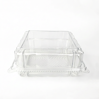 Emballage en blister PET, impression en relief, boîte en plastique pour gâteau, gelée, hamburger, aliments en conserve