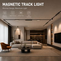 Projecteur magnétique COB à grille série 35 moderne pour projets d'éclairage intérieur résidentiel et commercial