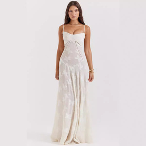 Vestido de Tirantes <span class=keywords><strong>con</strong></span> Encaje Estilo Francés, Casual para Vacaciones, Sin Cuello, Nuevo Modelo para Mujer, <span class=keywords><strong>Falda</strong></span> de Hada Otoñal a la Moda - Product Image 4