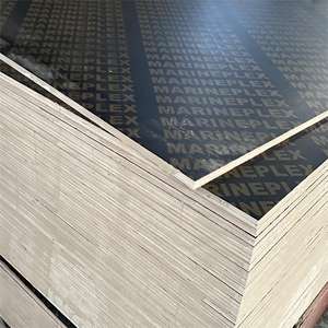 13 <span class=keywords><strong>Ply</strong></span> <span class=keywords><strong>Phenolic</strong></span> 18mm 7 <span class=keywords><strong>Ply</strong></span> 9 <span class=keywords><strong>Ply</strong></span> Wbp lem Film menghadapi kayu lapis Formwork hitam laut 1220x2440mm Triplay kayu lapis untuk konstruksi - Product Image 2