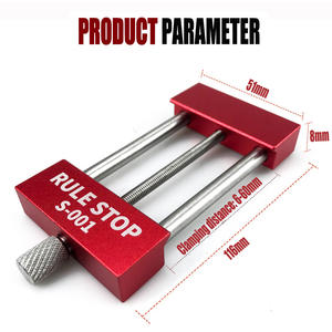 Support <span class=keywords><strong>de</strong></span> fixation pour règle en alliage d'aluminium et acier inoxydable S001 - Product Image 3