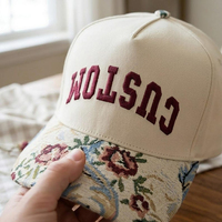 Gorra Trucker Personalizada con Bordado, Gorra de Béisbol de 5 Paneles de Algodón con Logotipo Impreso