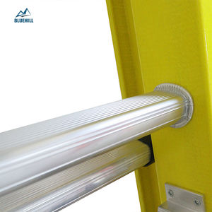 Échelle en D épaissie de 300lb Échelle d'extension de 24 28 pieds 20 '24' 28 'Fibre de verre - Product Image 4