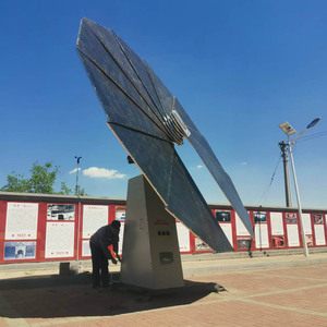 ZXD On/Off Grid Conjunto completo Sistema solar Girasol 2420W Panel solar Estación <span class=keywords><strong>de</strong></span> energía Sistema <span class=keywords><strong>de</strong></span> seguimiento solar <span class=keywords><strong>de</strong></span> energía con luz LED - Product Image 2