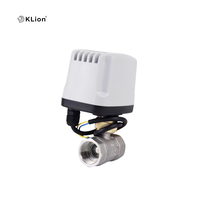 Vanne à boisseau sphérique solénoïde motorisée électrique bidirectionnelle à un fil, en acier inoxydable, 1/2 pouce, 220V, 12V, 24V, pour commande ouverture/fermeture, OEM, modèle Klion