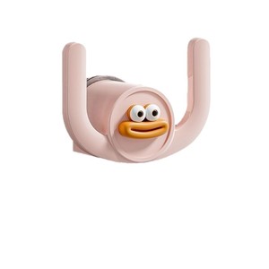 Wall Mounted Slipper <b>Hooks</b> <b>Adhesive</b> No Drill Bathroom Storage Rack With Drainage For Adults And Kids - Product Image 2
