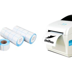 Étiquettes d'expédition thermiques imperméables Unifon en vrac pour supermarché, résistantes à l'huile, anti-rayures, personnalisables, avec avertissement - Product Image 3